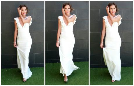 Fitness And Chicness-Top Queens Bridal White Maxidress-1