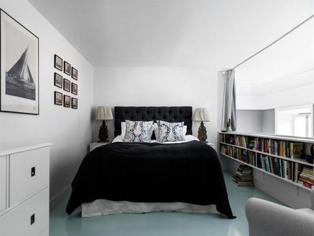 mini pisos estilo nórdico duplex sueco dormitorio acogedor decoración pisos pequeños decoración duplex pequeño decoración dormitorio 