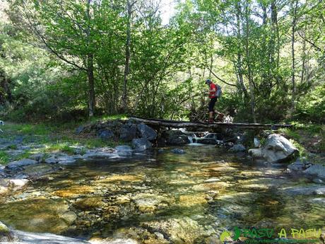 Ruta al Mustallar: Puente sobre arroyo