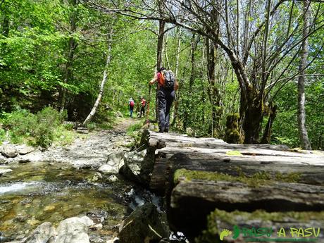 Ruta al Mustallar: Puente sobre arroyo