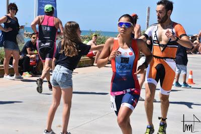 Triatlón Sitges . Campeonato de Catalunya Sprint por Grupos de Edad