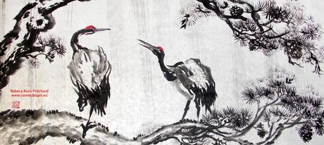 Abre en Valencia una nueva galería de Sumi-E, Furyukan Bugei Dojo sumi-e-totenart-rebeca-roca