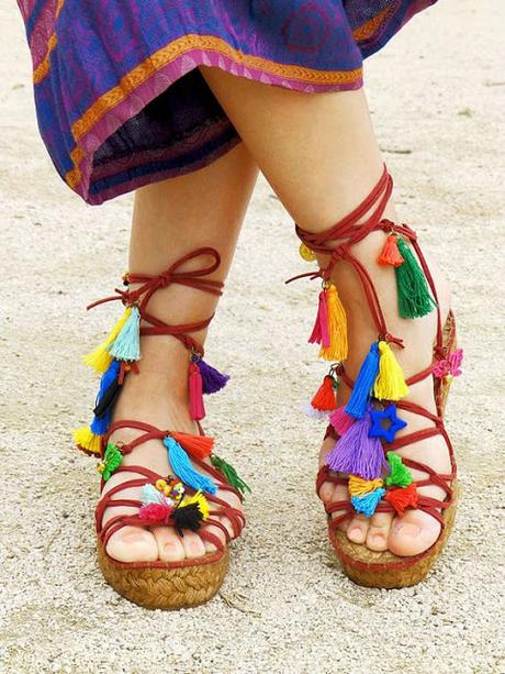 Diy: sandalias boho