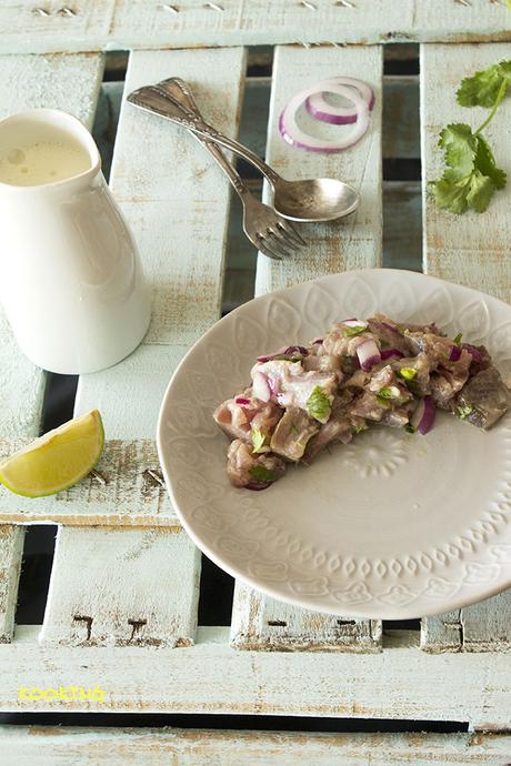 Tartar de bonito con ajoblanco