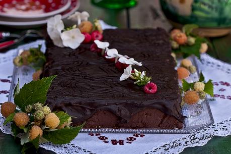 Tarta de Galletas y Chocolate de la Abuela