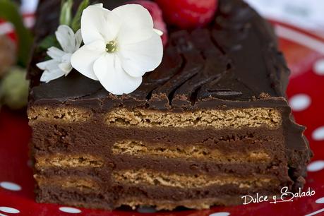 Tarta de Galletas y Chocolate de la Abuela