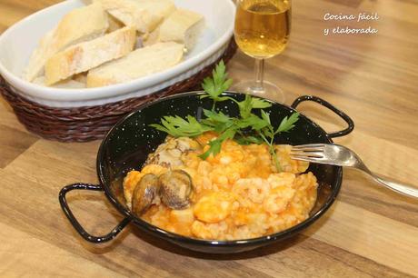 ARROZ MARINERO DE LANGOSTINOS, ALMEJAS Y GAMBAS