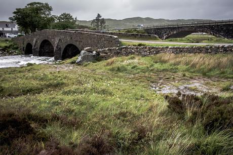 Sligachan Old bridge Escocia. Isla de Skye