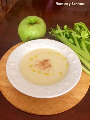 CREMA DE MANZANA Y APIO