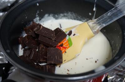 Tarta de chocolate y plátano sin horno