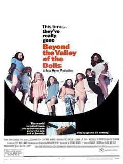 Beyond the Valley of the Dolls, producida por 20th Century-Fox es la primera película de Russ Meyer con un amplio presupuesto.