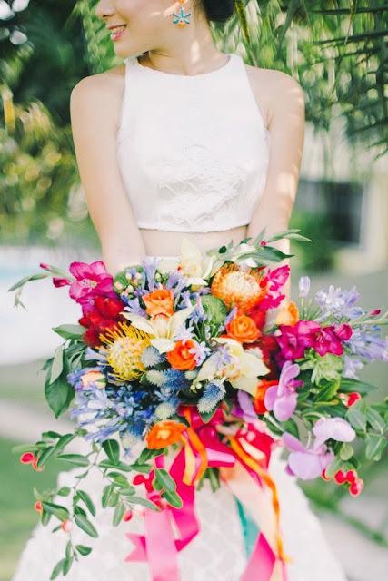 Wedding Inspiration: decoraciones tropicales para bodas de verano