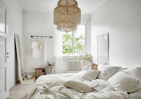 10 ideas para incorporar el rattan en el dormitorio