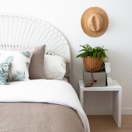 10 ideas para incorporar el rattan en el dormitorio