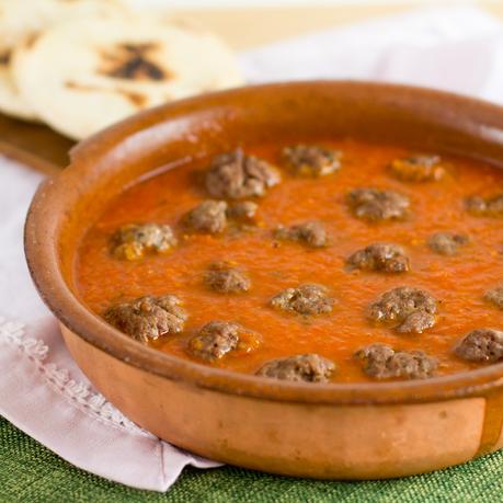 receta de albondigas de cordero con pan batbout