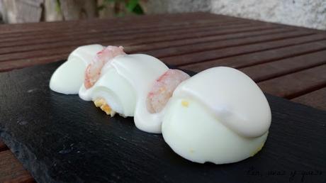 Huevos con gambas (tradicional o Thermomix) Huevos con gambas (tradicional o Thermomix)