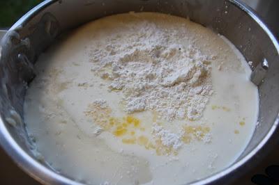 añadir resto ingredientes Tarta de arroz con leche Thermomix