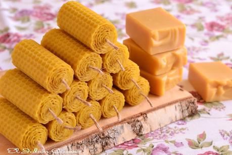 Detalles para bodas velas de miel y jabones naturales Detalles naturales para bodas velas de miel y jabones