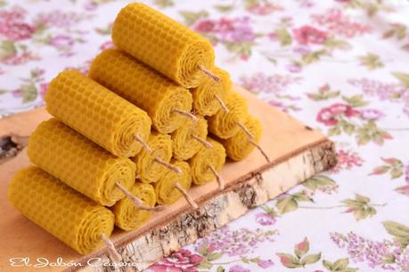Detalles para bodas velas de miel Detalles naturales para bodas velas de miel