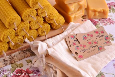 Detalles artesanales para bodas velas y jabones Detalles artesanales para bodas velas y jabones de miel