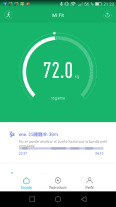 Báscula Xiaomi Scale app portada