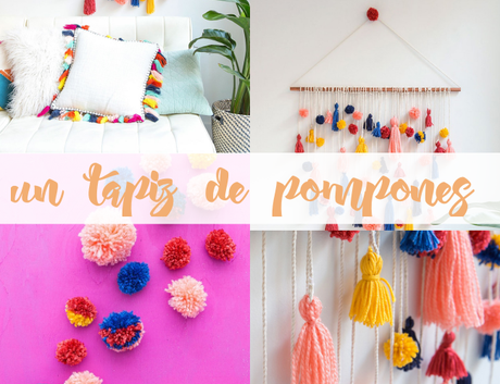 DIY: MURAL DE POMPONES DE COLORES