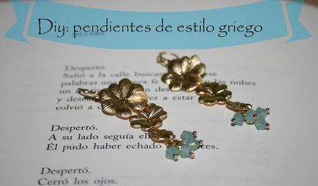 Diy: pendientes de estilo griego