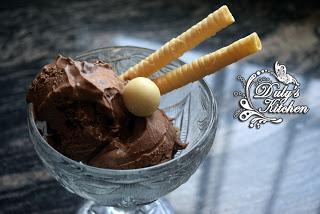 Helado de Chocolate sin heladera
