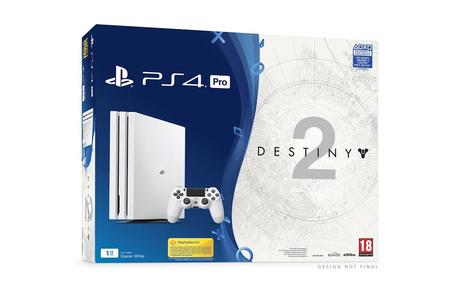 El pack PlayStation 4 Pro Glacier White junto con Destiny 2 se pondrá a la venta el 6 de septiembre El pack PlayStation 4 Pro Glacier White junto con Destiny 2 se pondrá a la venta el 6 de septiembre