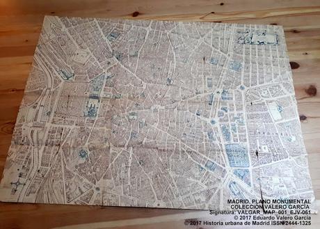 Plano Monumental de Madrid con motivo del IV Centenario de la Capitalidad. Madrid, 1961