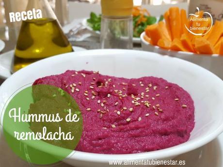 Receta de hummus de remolacha