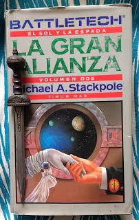 Warrior: Riposte Portada del libro La gran alianza, de Michael A. Stackpole