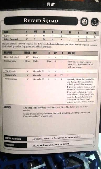 Perfiles de marines de plaga, Reivers y un rumor