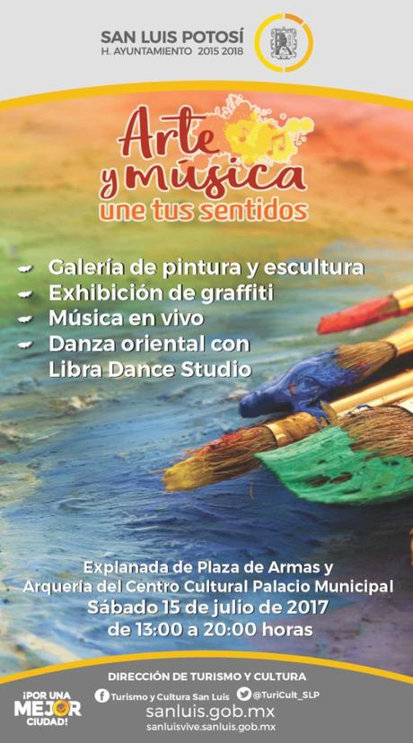 Realizaran evento de Arte y música en Plaza de Armas