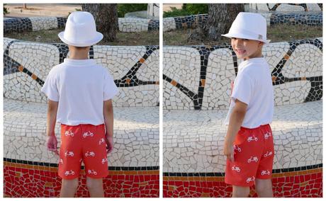 Conjunto para niños en verano