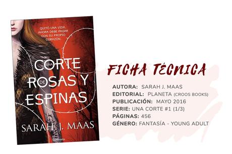 Reseña: UNA CORTE DE ROSAS Y ESPINAS  - Sarah J.Maas