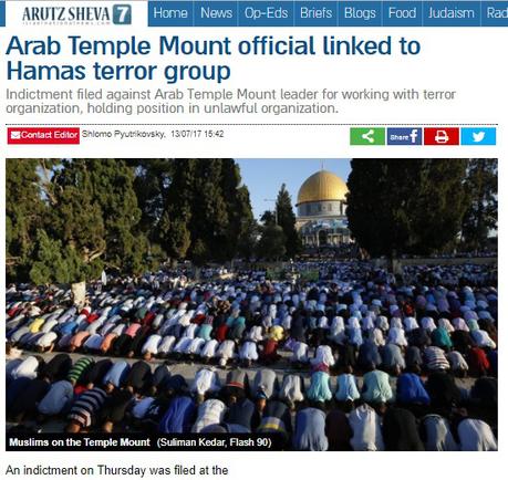 Detenido un palestino vinculado a Hamas por su actividad en el Monte del Templo. Detenido un palestino vinculado a Hamas por su actividad en el Monte del Templo.