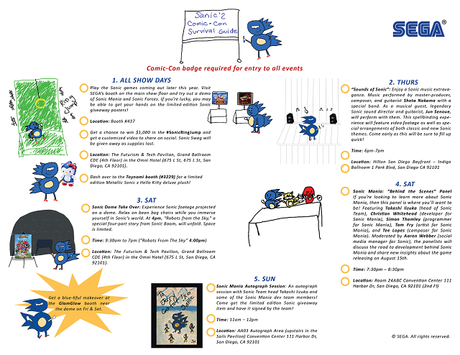 Sonic asistirá a la Comic-Con de San Diego en forma de diversos eventos Sonic asistirá a la Comic-Con de San Diego en forma de diversos eventos