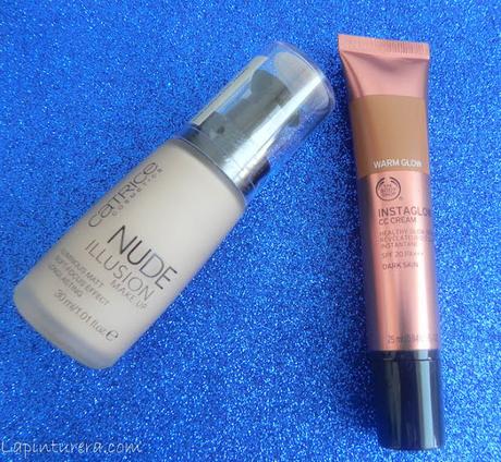 maquillaje catrice y the body shop