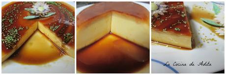 Flan de naranja sin horno