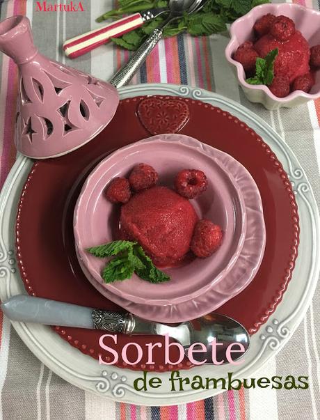 Sorbete De Frambuesa