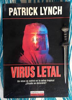 Portada del libro Virus letal, de Patrick Lynch