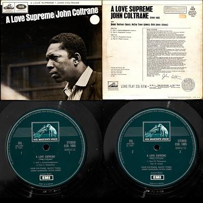 John Coltrane-A Love Supreme (EMI-His Master´s Voice, Edición UK, 1965) JOHN COLTRANE: El hombre y la leyenda