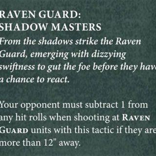 Guardia Cuervo en 8ª y un mensaje del Emperador en BL Guardia Cuervo en 8ª y un mensaje del Emperador en BL