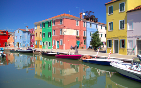 Burano y barrios de Cannaregio y Castello