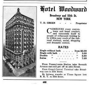 Curiosidades históricas. Hoteles años 20 de Nueva York