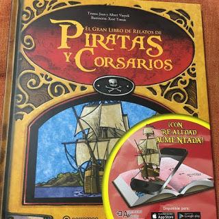 que estas leyendo, boolino, El gran libro de relatos de piratas y corsarios, realidad aumentada, lecturas, yo leo, lee libros,