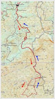 La Pumará-Los Tornos-La Foz de Covellayo-La Foz l'Apertón-Cuadrazu-Los Collaos la Pedriquina-El Picu-La Carba'l Picu