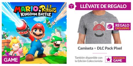 Serás la persona más elegante con esta camiseta de Mario + Rabbids de regalo al reservar en GAME Serás la persona más elegante con esta camiseta de Mario + Rabbids de regalo al reservar en GAME