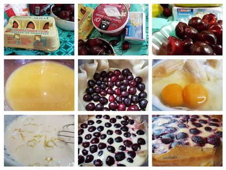 Pastel de cerezas Pastel de cerezas
